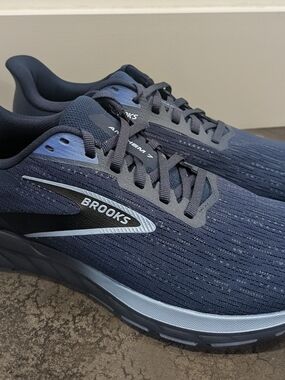 Brooks Anthem 7 Running Shoes - Navy Blue Size 9.5 Mens U.S.